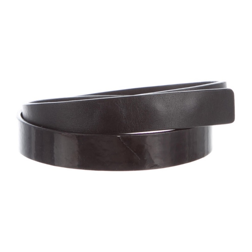 Black patent leather Ports 1961 hip belt, size XS
